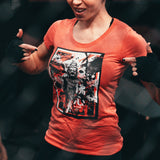 Women’s Slim Fit T-Shirt 佛心 Buddha | The spiritually enlightened heart.