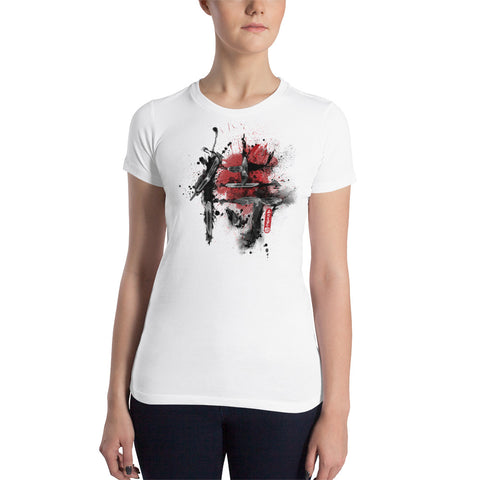 Women’s Slim Fit 侍 Samurai Kanji T-Shirt